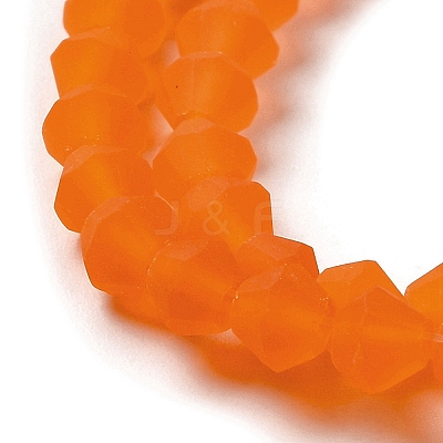 Imitate Austrian Crystal Frosted Glass Beads Strands EGLA-A039-T3mm-MD11-1