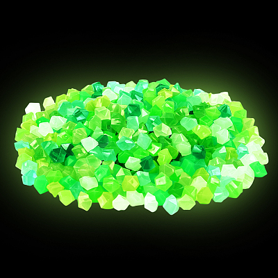 200g Luminous Acrylic Beads OACR-SP0001-79B-1