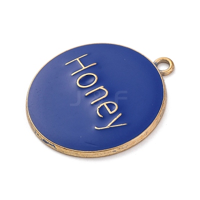 Alloy Enamel Pendants ENAM-M009-02D-04G-1