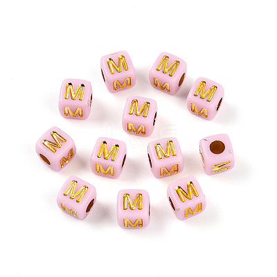Plating Acrylic Beads OACR-N140-01D-M-1