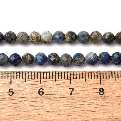 Natural Lapis Lazuli Beads Strands G-RM2025-A24-4mm-1