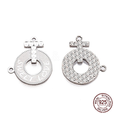 925 Sterling Silver Charms STER-C004-08S-1
