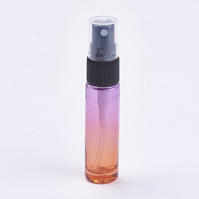 10ml Glass Gradient Color Refillable Spray Bottles MRMJ-WH0011-C03-10ml-1
