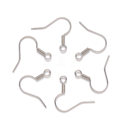 Tarnish Resistant 304 Stainless Steel Earring Hooks STAS-S111-002-1