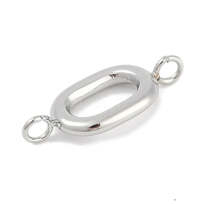 304 Stainless Steel Letter Connector Charms STAS-M108-01P-15-1