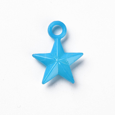 Opaque Acrylic Pendants MACR-N013-029-B01-1