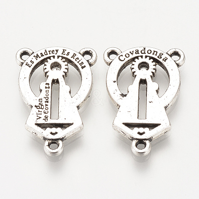 Tibetan Style Alloy Links TIBEP-S315-39AS-NR-1