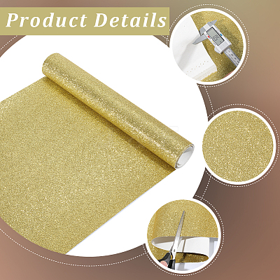 Glitter PVC Leather Fabric DIY-WH20011-59D-1