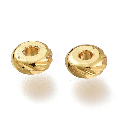 Brass Spacer Beads KK-P189-08G-1