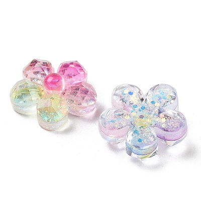 Transparent Resin Decoden Cabochons RESI-M045-03-1