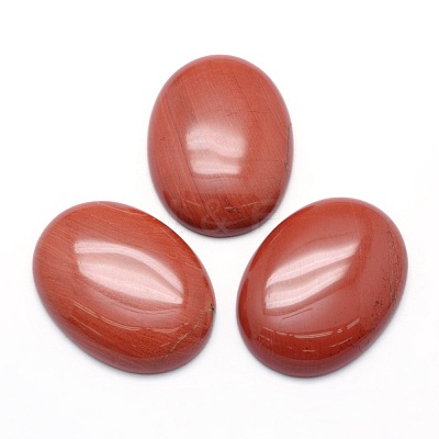 Natural Red Jasper Cabochons G-P393-I18-1