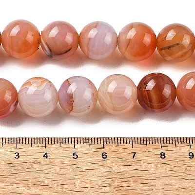 Natural Multi-Color Agate Beads Strands G-A261-B21-14mm-1