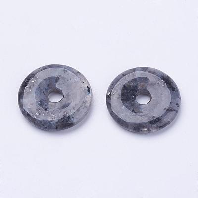 Natural Larvikite Pendants G-F524-B01-1