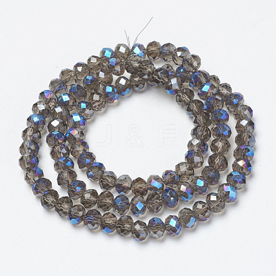 Electroplate Glass Beads Strands EGLA-A034-T4mm-I10-1