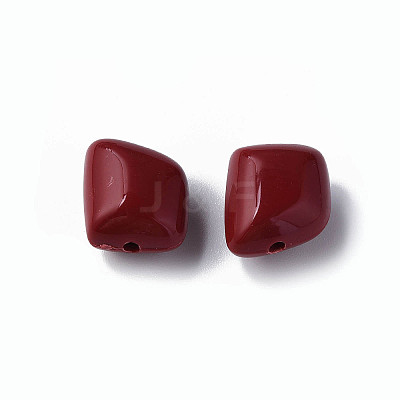 Opaque Acrylic Beads MACR-S373-15A-A01-1