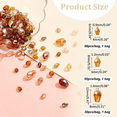 178Pcs Glass Beads GLAA-NB0001-69C-1