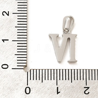 304 Stainless Steel Micro Pave Cubic Zirconia Pendants STAS-H228-02P-04-1