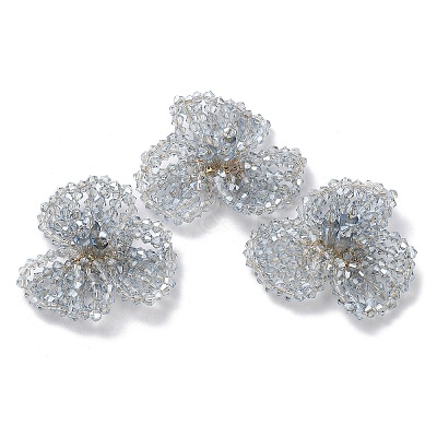 Glass Beaded Cabochons FIND-G058-03G-1