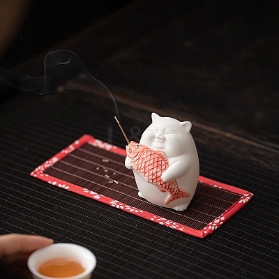 Cat & Fish Incense Burners PW-WG051BB-01-1