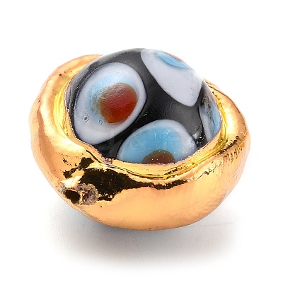 Handmade Lampwork Beads LAMP-B002-01G-E-1