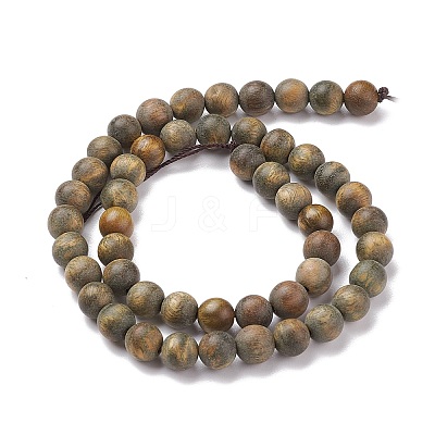 Natural Sandalwood Beads X-WOOD-F008-02F-1