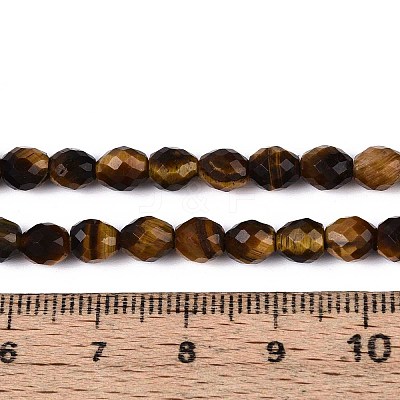 Natural Tiger Eye Beads Strands G-T142-78-1