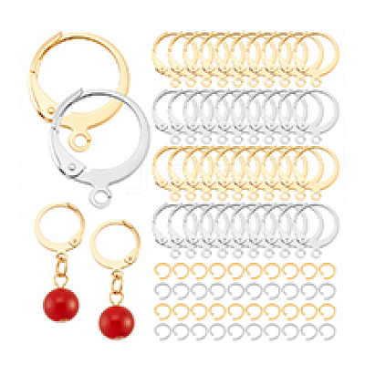 100Pcs 304 Stainless Steel Leverback Earring Findings STAS-PH0007-03-1