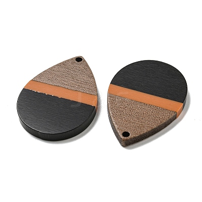 Resin & Walnut Wood Pendants RESI-XCP0002-16H-1