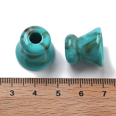 Two Tone Acrylic Beads OACR-S042-04B-1