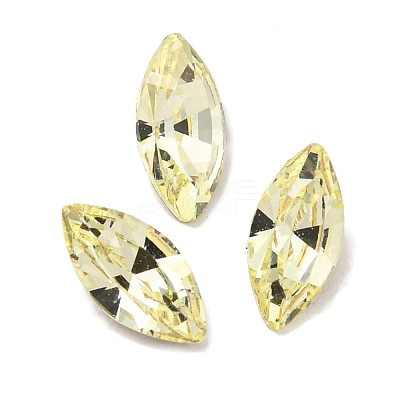 Glass Rhinestone Cabochons RGLA-L029-12A-213-1
