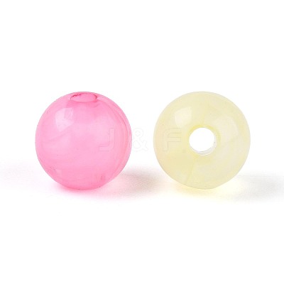 Transparent Acrylic Beads LACR-S001-12-10mm-1
