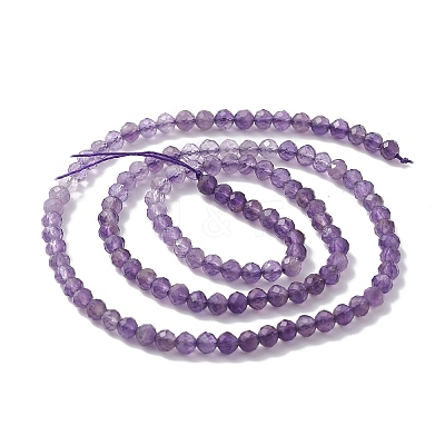 Natural Amethyst Beads Strands X-G-B037-02A-1
