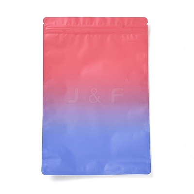 Two Tone Rectangle Plastic Zip Top Gift Bags OPP-B006-01B-03-1