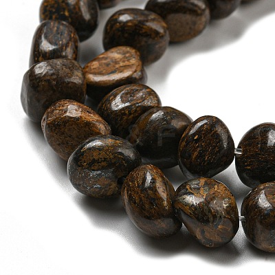 Natural Bronzite Beads Strands G-D081-A11-01-1
