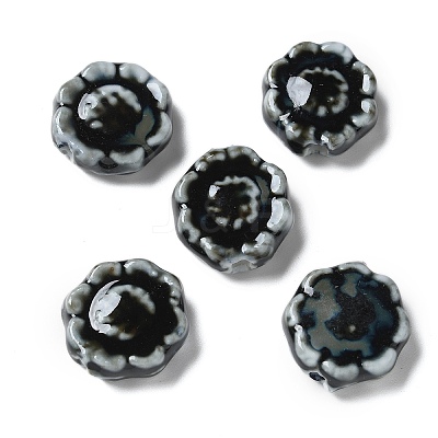 Handmade Porcelain Beads PORC-L080-G-1