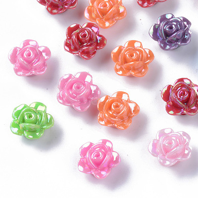 Opaque Acrylic Beads MACR-Q239-007B-1