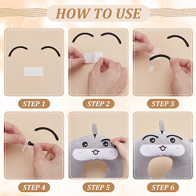 20 Sets Non-Woven Cake Insert Card Decoration AJEW-FG0004-74B-1
