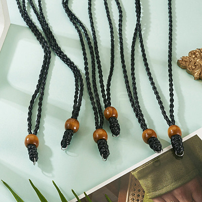 Adjustable Waxed Polyester Cord Necklace Making NJEW-TAC0030-1