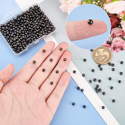 500Pcs Rack Plating Brass Beads KK-PH0005-31B-1
