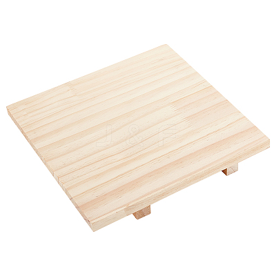 Wooden Clay Board Mat Mud Board WOOD-WH0030-68-1