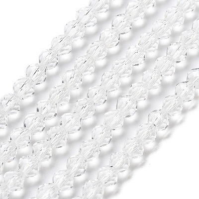 Transparent Glass Beads Strands GLAA-A014-03L-1
