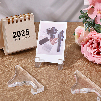4Pcs Acrylic Stand Base for Photo Frame ODIS-CA0001-28A-1