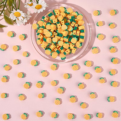 350Pcs Handmade Polymer Clay Bead CLAY-PA0001-03-1