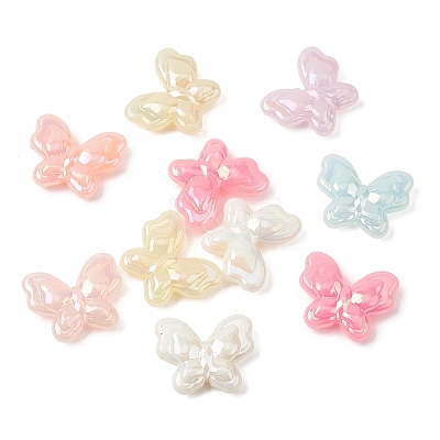 UV Plating Opaque Acrylic Beads OACR-G058-13C-1