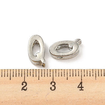 Platinum Plated Alloy Beads PALLOY-CJC0001-64P-Q-1