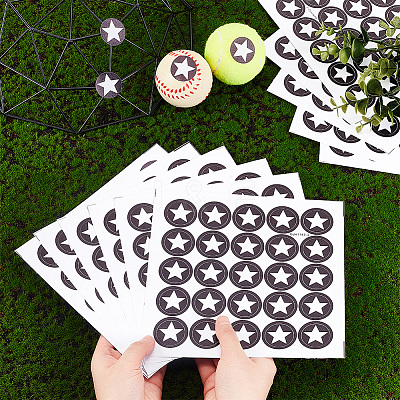 PVC Plastic Waterproof Stickers DIY-WH0386-18B-1