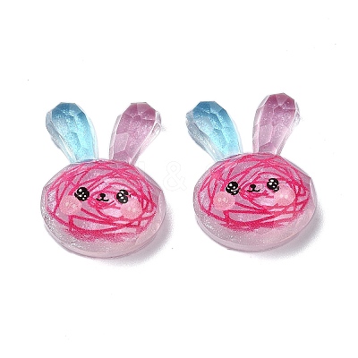 Transparent Epoxy Resin Decoden Cabochons CRES-I030-20C-1
