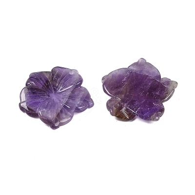 Natural Amethyst Carved Pendants G-B097-01A-17-1