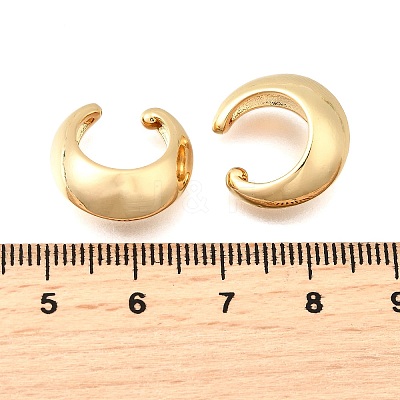 Brass Cuff Earrings EJEW-F370-33G-1