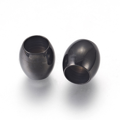 304 Stainless Steel Large Hole Beads STAS-A036-05B-1